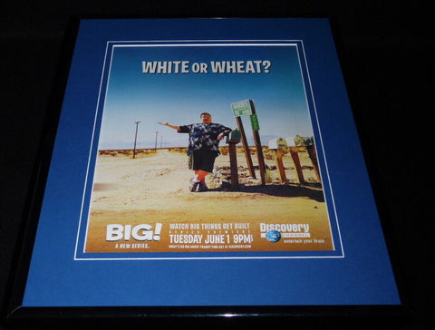 Big! 2004 Discovery Channel Framed 11x14 ORIGINAL Advertisement Frank Payne