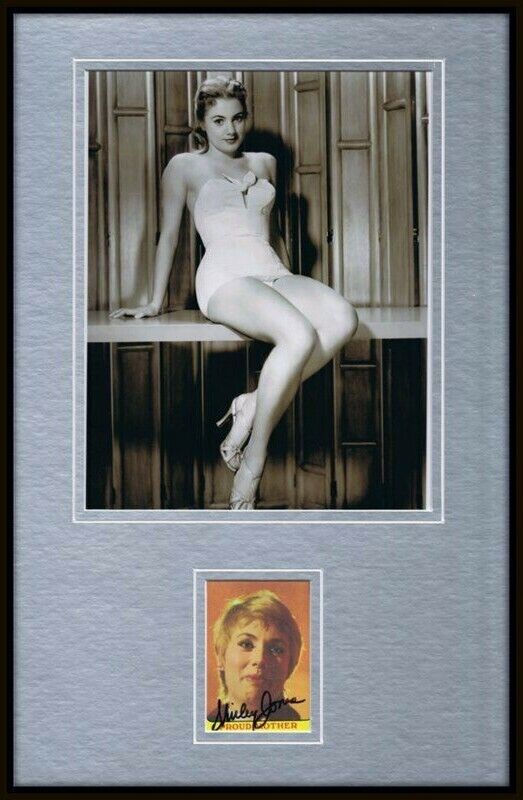 Shirley Jones Signed Framed Photo & 1971 Topps Card Display The Partridge Family