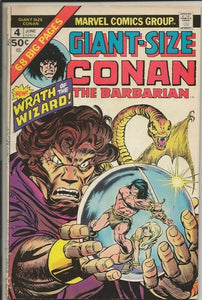 Giant Size Conan #4 ORIGINAL 1975 Marvel Comics 