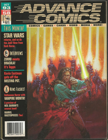 Advance Comics #58 ORIGINAL Vintage 1993 Capital City Star Wars