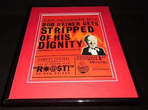 Rob Reiner Roast 2000 Comedy Central Framed 11x14 ORIGINAL Vintage Advertisement