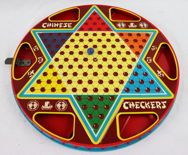 VINTAGE 2 in 1 Chinese + Regular Checkerboard Set Ohio Art Co 538