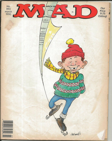 ORIGINAL Vintage March 1990 Mad Magazine #293