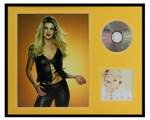 Faith Hill Signed Framed 16x20 Faith CD & Photo Set