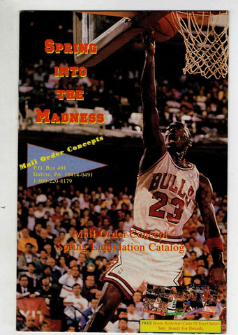 VINTAGE 1990s Mail Order Concepts Catalog Michael Jordan Cover