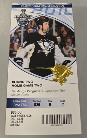 May 2 2010 Canadiens @ Penguins Round 2 Game 2 Playoff Ticket Cammalleri 2 Goal