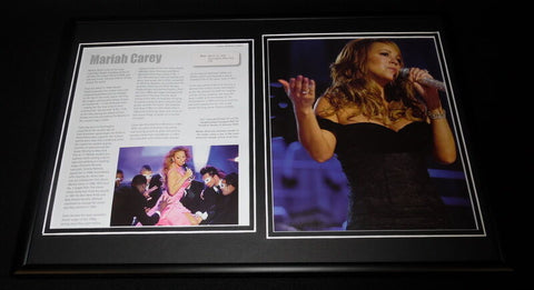 Mariah Carey Framed 12x18 Photo Display 