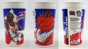 VINTAGE 1994 McDonald's / Coke Dream Team II Shawn Kemp Large Plastic Cup 