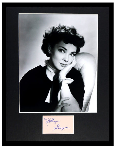 Kathryn Grayson Signed Framed 11x14 Photo Display JSA