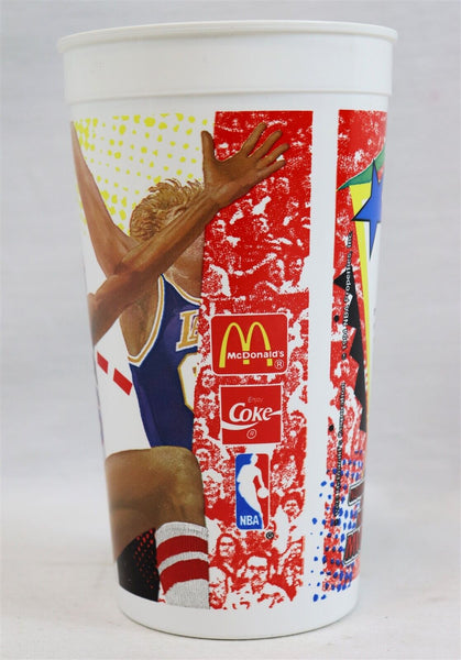 VINTAGE McDonald's Coca Cola Julius Erving Dr. J Large Plastic Cup