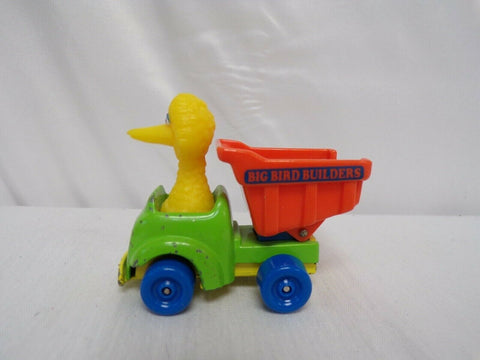 ORIGINAL Vintage 1983 Playskool Sesame Street Big Bird Metal Dump Truck