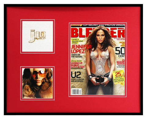 Jennifer Lopez 16x20 Framed ORIGINAL 2005 Blender Magazine Cover & JLo CD Set