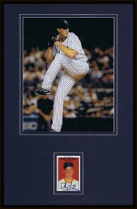 Derek Lowe Signed Framed Rookie Card & Photo Display Yankees Red Sox