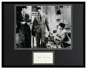 John Ireland Signed Framed 16x20 Photo Display 