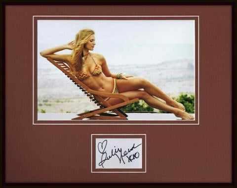 Julie Henderson Signed Framed 11x14 Photo Display  