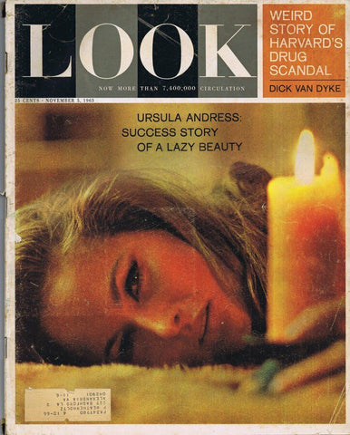 ORIGINAL Vintage Look Magazine November 5 1963 Ursula Andress