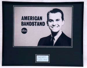 Dick Clark Signed Framed 16x20 American Bandstand Photo Display JSA