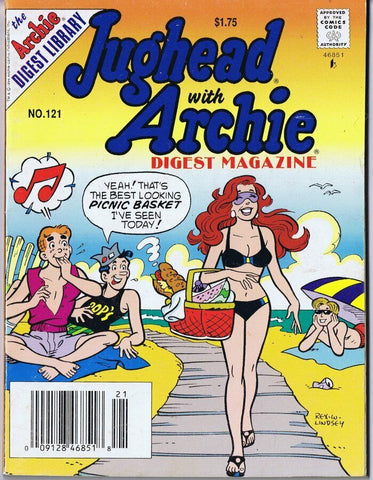 ORIGINAL Vintage 1994 Jughead with Archie Digest #121 GGA Swimsuit Cover