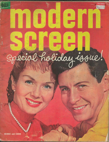 ORIGINAL Vintage December 1957 Modern Screen Magazine Debbie Reynolds