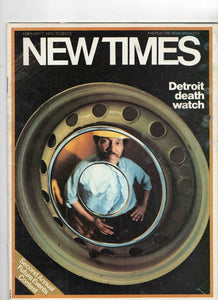 VINTAGE Feb 7 1975 New Times Magazine Detroit Death Watch