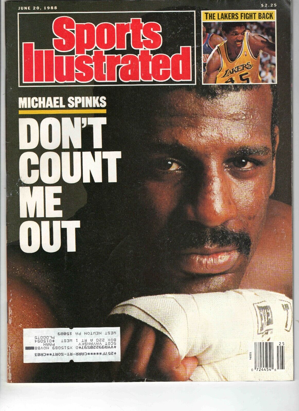 June 20 1988 Sports Illustrated Magazine Michael Spinks