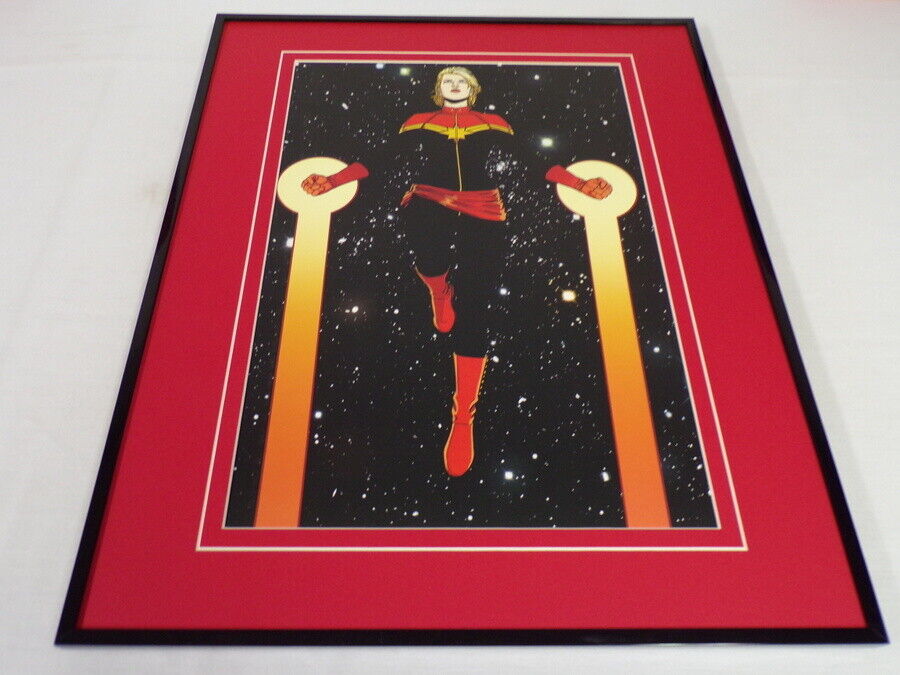 Captain Marvel Framed 16x20 Marvel Comics Poster Display 