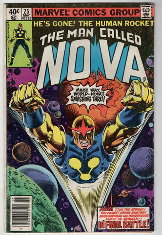 Nova #25 VINTAGE 1979 Marvel Comics Last Issue