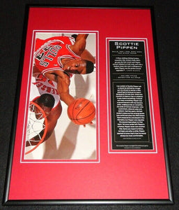 Scottie Pippen Chicago Bulls Framed 12x18 Photo Display