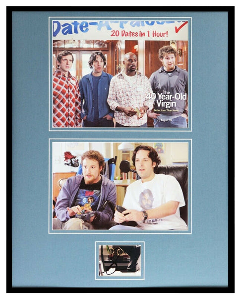 Seth Rogen Signed Framed 16x20 40 Year Old Virgin Photo Set 