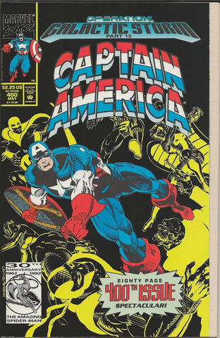 Captain America #400 ORIGINAL Vintage 1992 Marvel Comics 