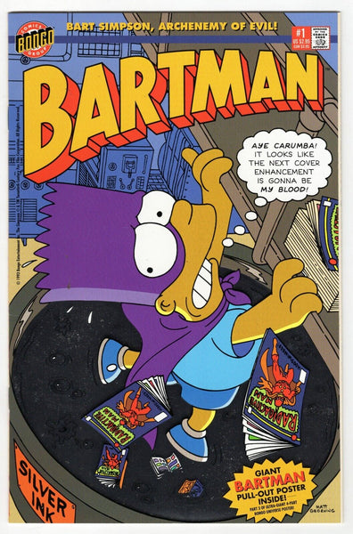 Bartman #1 VINTAGE 1993 Bongo Comics Simpsons