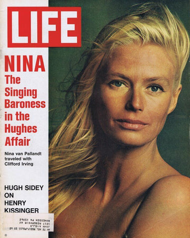 ORIGINAL Vintage Life Magazine February 11 1972 Nina Van Pallandt