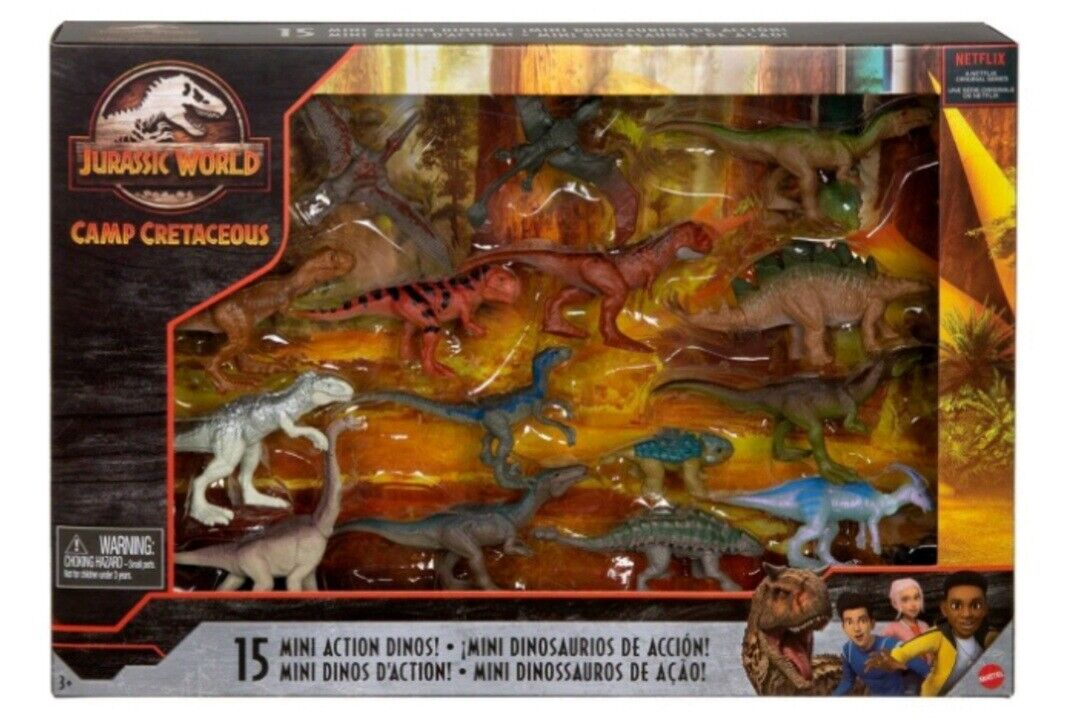 NEW SEALED Jurassic World Camp Cretaceous 15 Pack Mini Figures Target Exclusive