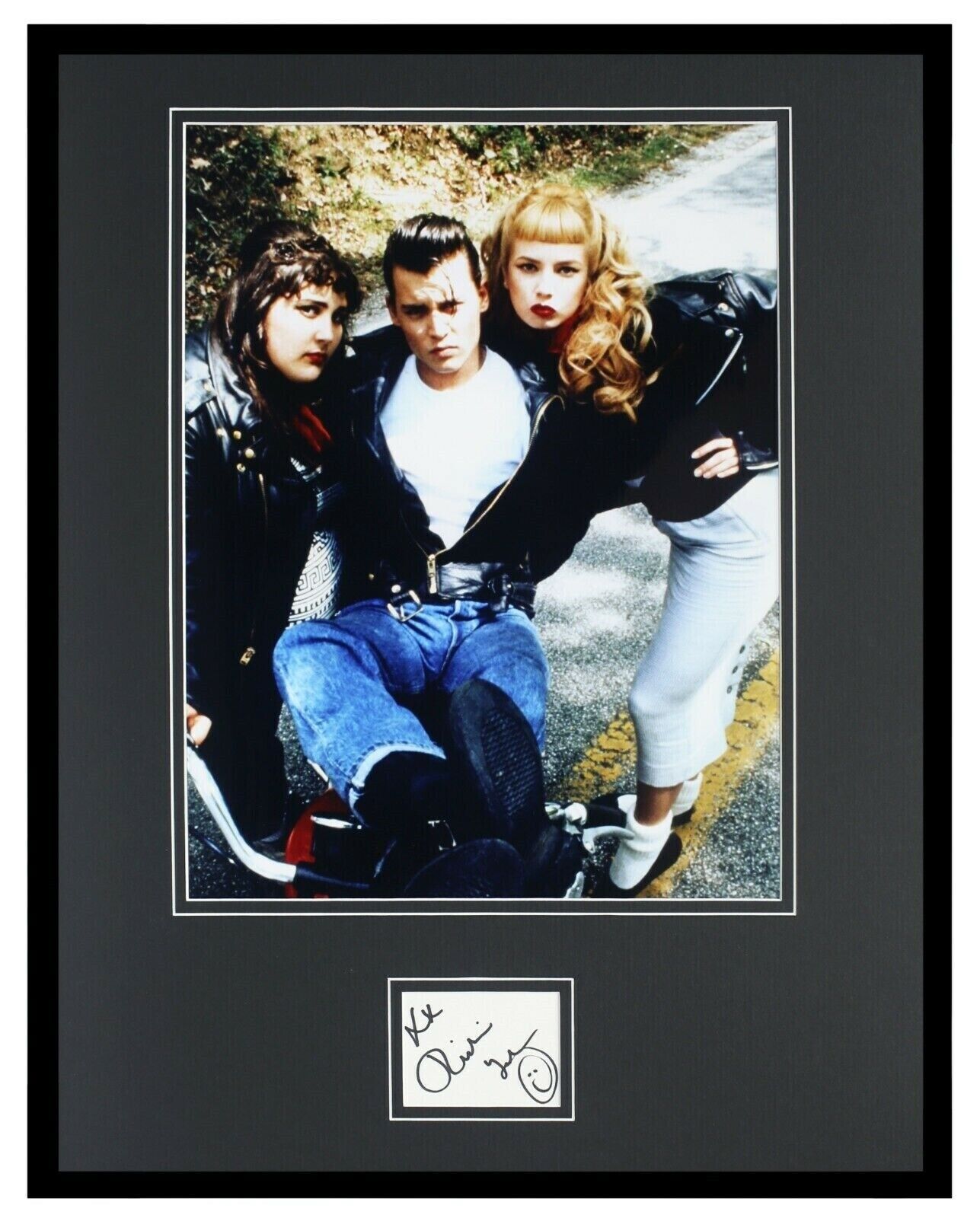 Ricki Lake Signed Framed 16x20 Photo Poster Display Cry-Baby w/ Johnny Depp