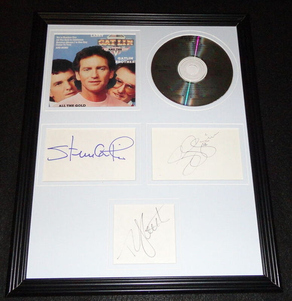 Gatlin Brothers Signed Framed 11x14 CD & Photo Display Larry Rudy Steve C