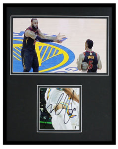 JR Smith Signed Framed 11x14 Photo Display w/ Lebron James Cavaliers