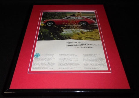 1966 MGB GT Framed 11x14 ORIGINAL Vintage Advertisement 