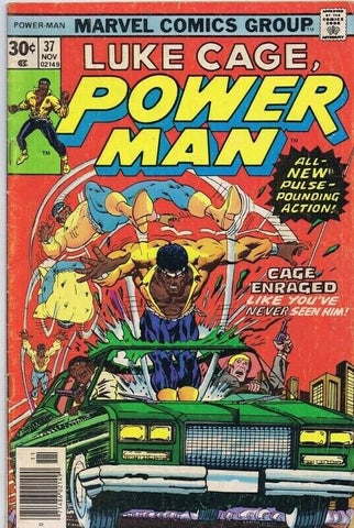 Luke Cage Power Man #37 ORIGINAL Vintage 1976 Marvel Comics 