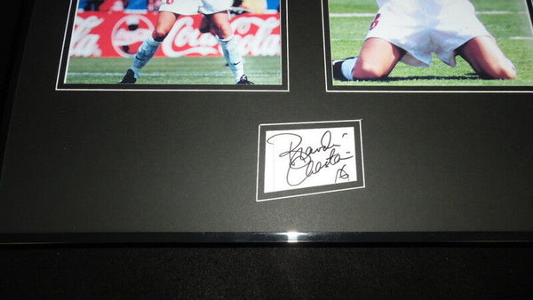 Brandi Chastain Signed Framed 16x20 Photo Set 1999 World Cup Goal USA Soccer