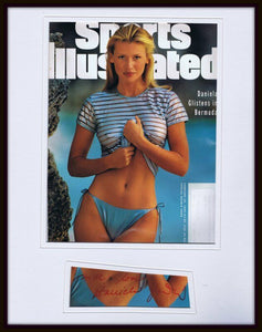 Daniela Pestova Signed Framed 1995 Sports Illustrated Swimsuit Cover JSA 