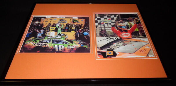 Kyle Busch Signed Framed 16x20 Photo Display