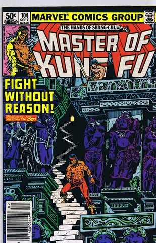 Master of Kung Fu #104 ORIGINAL Vintage 1981 Marvel Comics Shang Chi