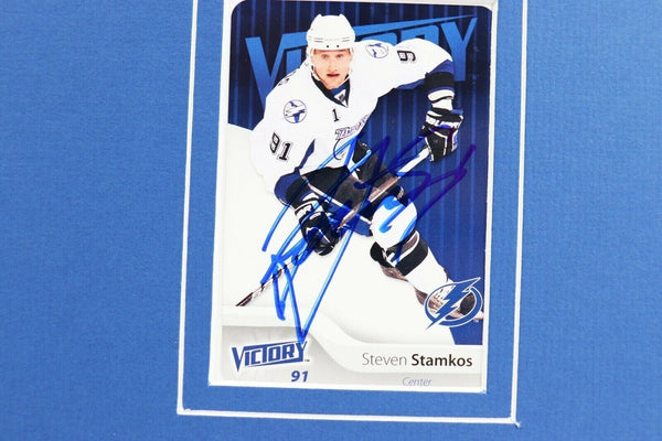 Steven Stamkos Signed Framed 16x20 Photo Set JSA Lightning