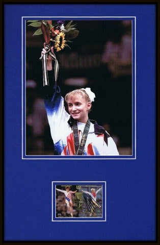 Shannon Miller Signed Framed 11x17 Photo Display Olympics