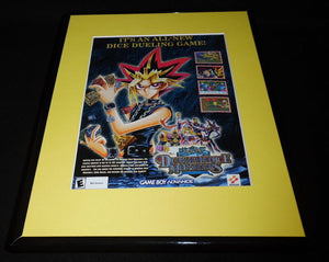 Yu-Gi-Oh 2003 Dungeondice Monsters Game Boy Framed 11x14 ORIGINAL Advertisement