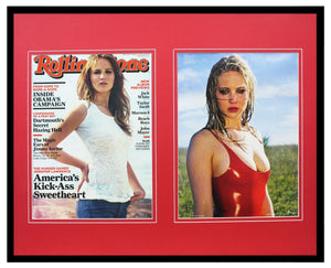 Jennifer Lawrence 16x20 Framed ORIGINAL 2012 Rolling Stone Cover Display