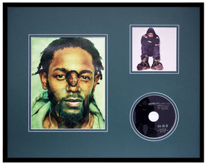 Kendrick Lamar Framed 16x20 Good Kid M.A.A.D City CD & Photo Display