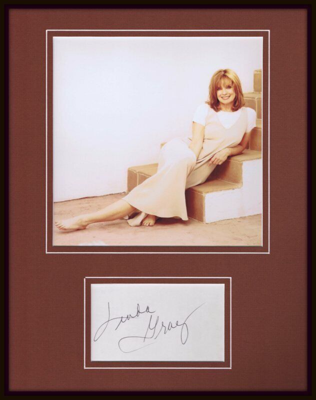 Linda Gray Signed Framed 11x14 Photo Display Dallas