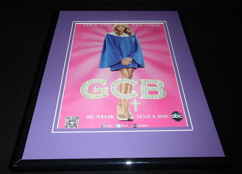 GCB 2012 ABC Framed 11x14 ORIGINAL Vintage Advertisement Kristin Chenoweth