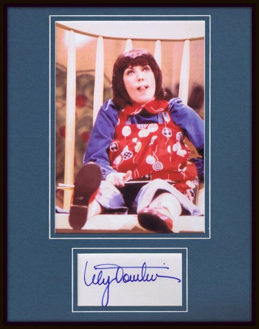 Lily Tomlin Signed Framed 11x14 Photo Display Edith Ann